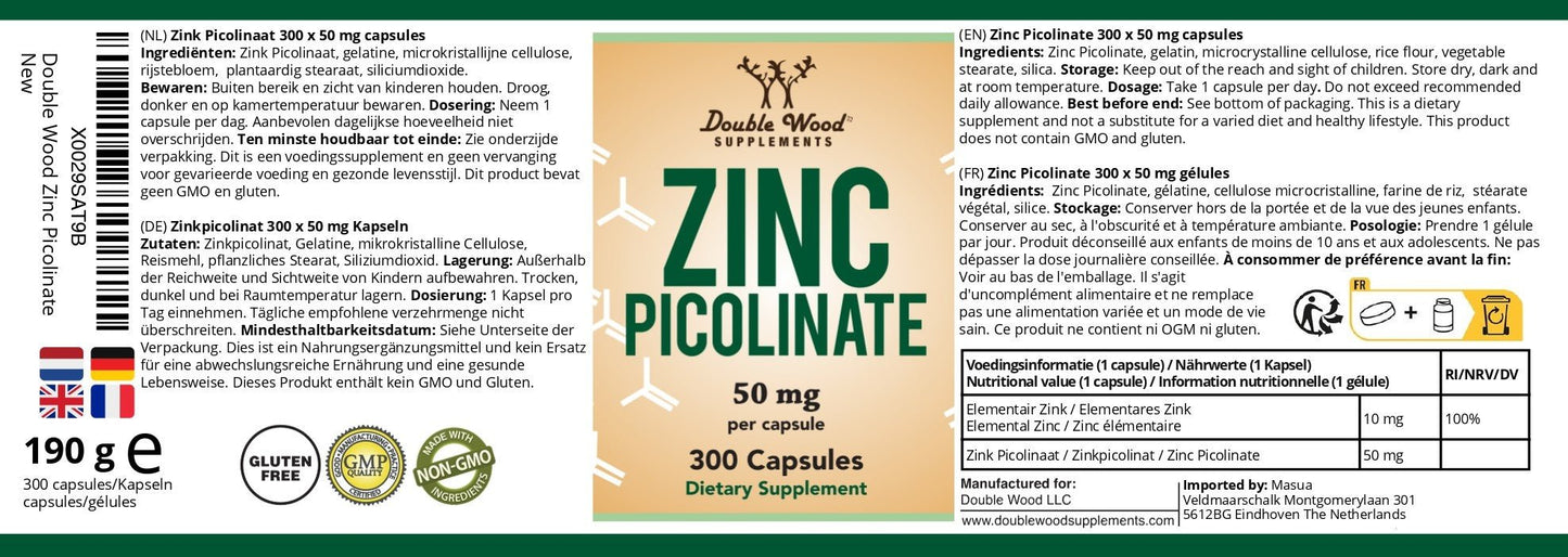 Double Wood Zink Picolinaat