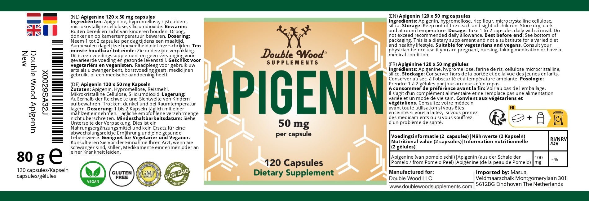 Double Wood Apigenine
