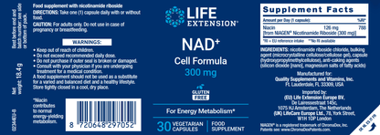 Life Extension NAD+ Cell Formula 300 mg