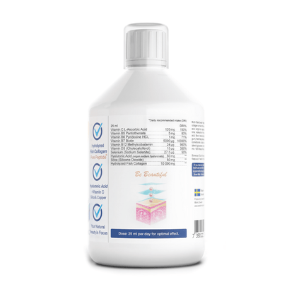 Swedish Nutra Vloeibare Marine Collageen 500 ml