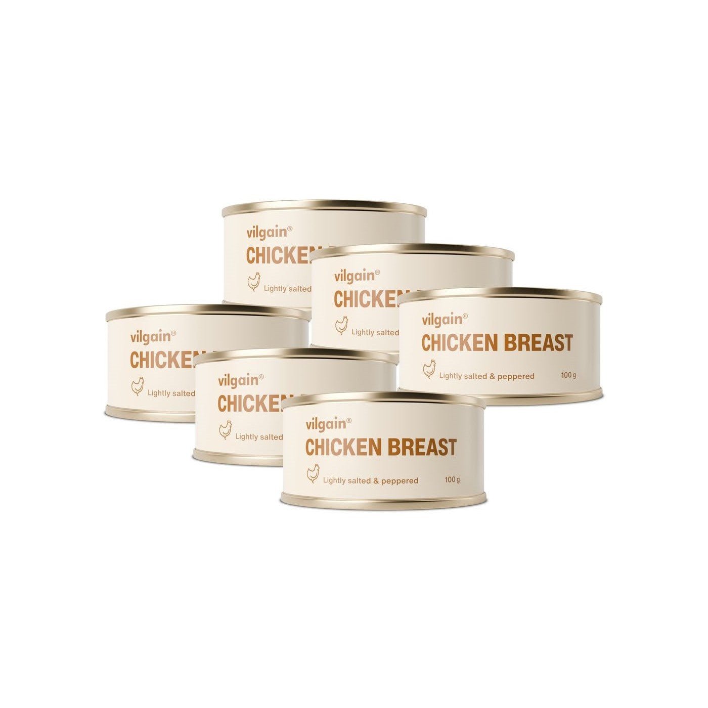 Vilgain Kippenborsten 6x 100g